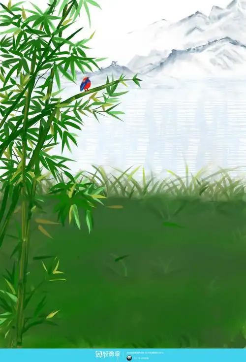 作业:古风插画背景的画法练习 - gf-16-200涟漪 - 轻微课