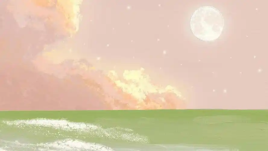 回车桌面>电脑壁纸>手绘>艺术壁纸>ins风可爱少女心油画质感手绘>