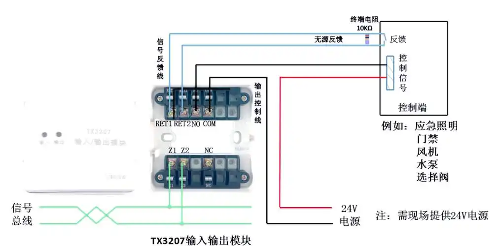泰和安火灾自动报警及联动控制系统多种接线图
