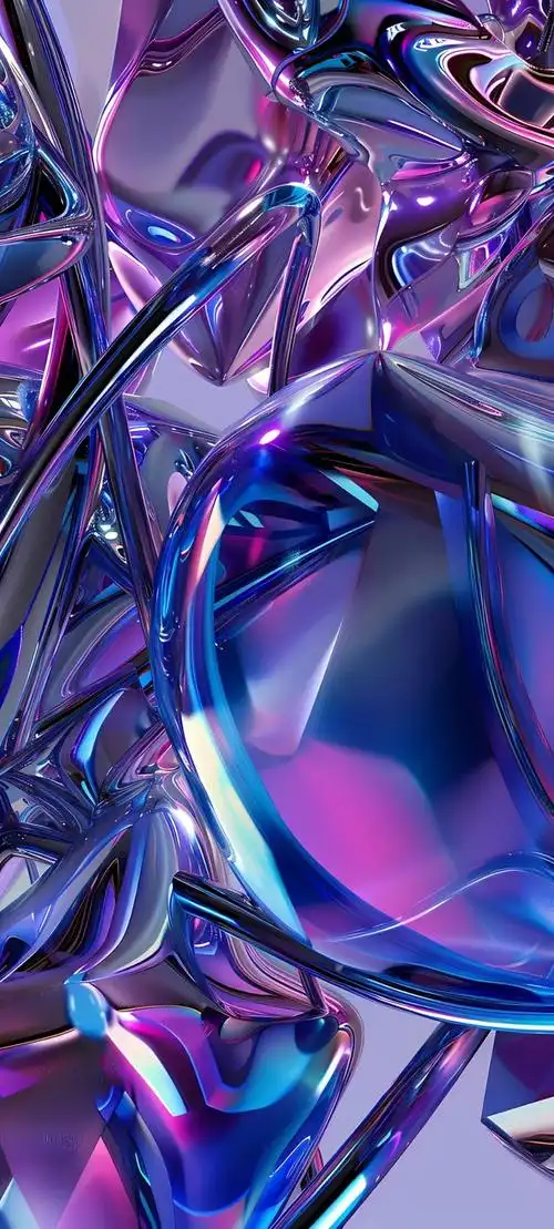 这里的壁纸支持最新的全面屏显示技术,不管是桌面还是锁屏,甚至微信