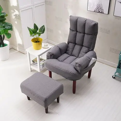 老人沙发单人 舒适坐椅子 靠背椅软家用客厅休闲懒人午休沙发躺椅