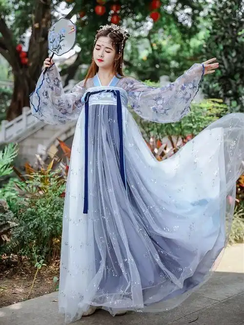 嫦娥汉服中秋节主题女装现代改良版中国风大人超仙飘逸仙女拍照