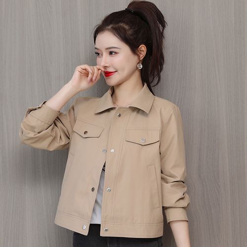 女士牛仔夹克短外套