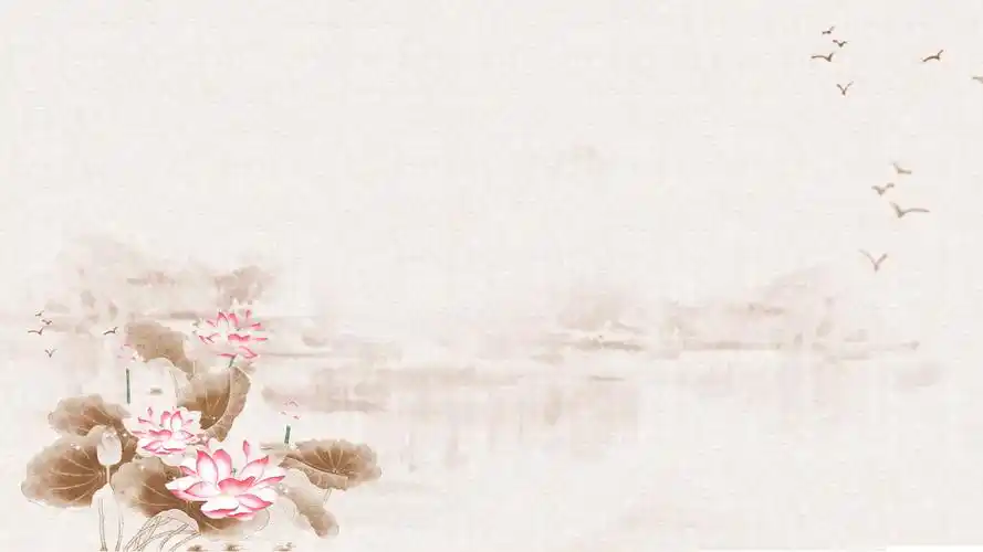 ppt古典淡雅背景图片