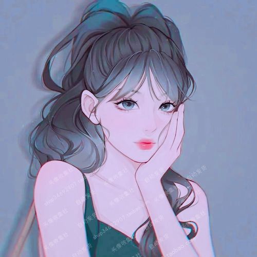 头像 女 卡通动漫手绘 长发美女 高清头像 自动发货 拍前必看详情