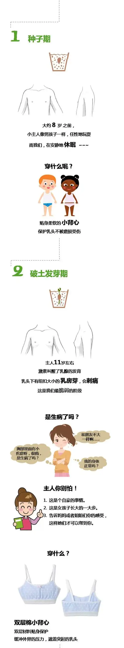 图解乳房发育像花儿一样绽放