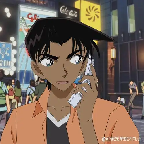 情侣头像 无水印 手绘平次&和叶头像98