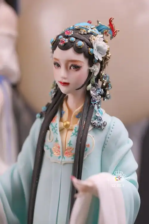 【sk糖王】翻糖蛋糕—古风翻糖人偶作品