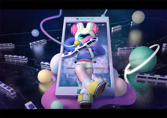 3d幻想概念人物插图