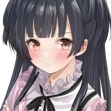 不正经害羞脸动漫女生头像图片