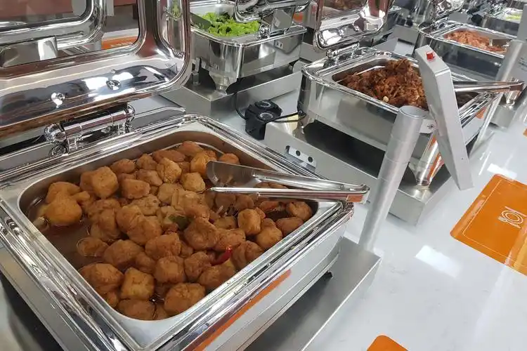 中国矿业大学称重计量自助餐食堂