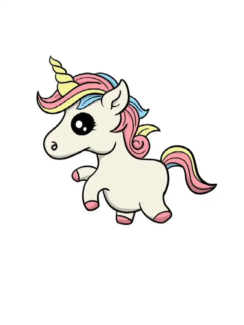 儿童绘画亲子简笔,如何画卡通小马宝莉