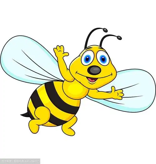 有趣的蜜蜂卡通