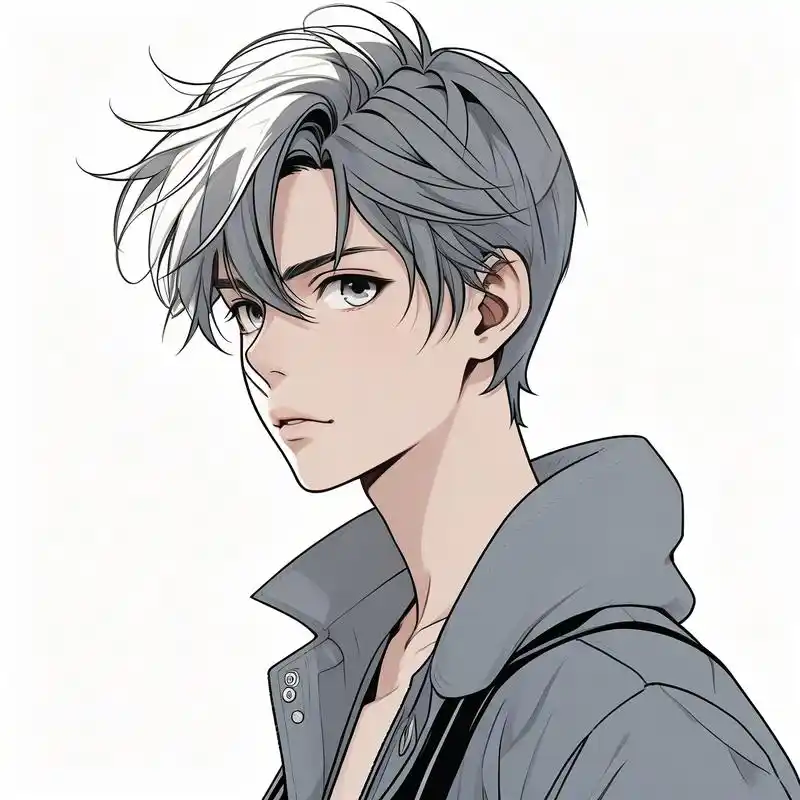 96简约干净动漫男生头像90