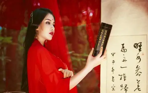 红楼梦古装美女妩媚诱惑性感桌面壁纸下载