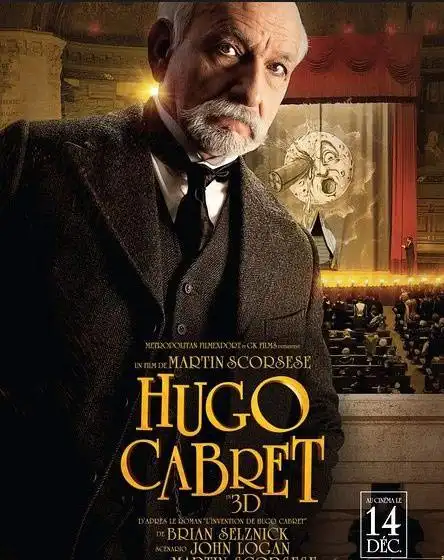 斯科塞斯《雨果》发角色海报 色调温暖奇幻场景