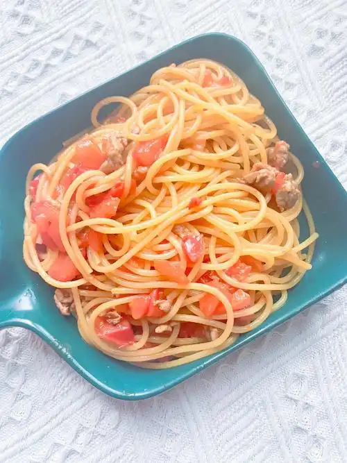 100好吃到爆超快手的番茄酱意面