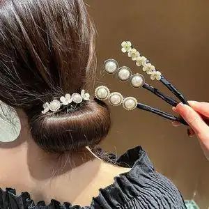 盘发杆丸子头盘发器女2020新款韩国懒人编发超仙盘头发神器饰品