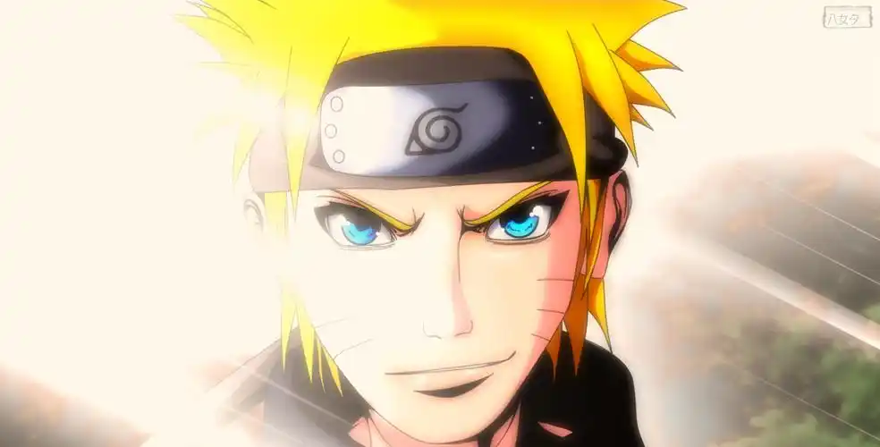 火影忍者,动漫图片火影主角鸣人高清帅气大头像图片