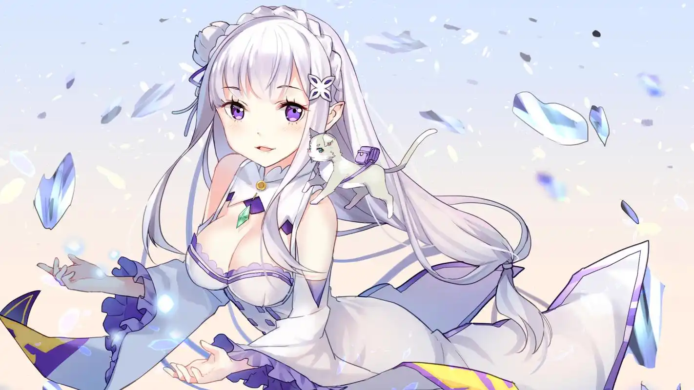 最新插画动漫美女图片桌面壁纸高清大图预览1920x1080_卡通动漫下载