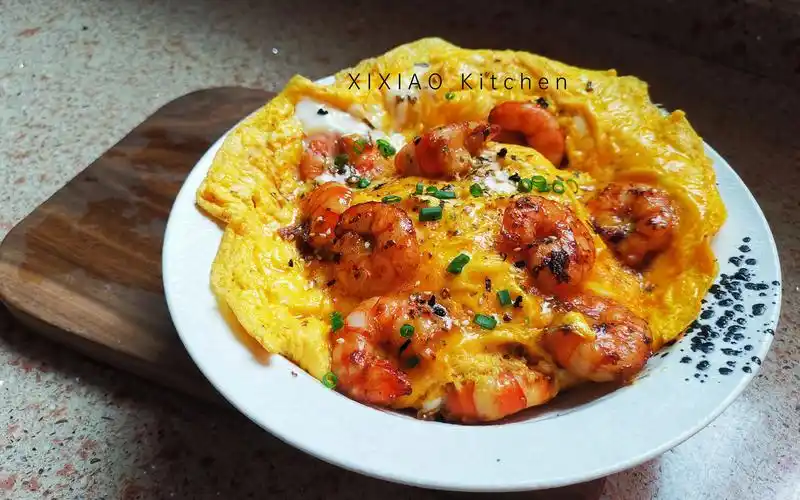 【滑蛋虾仁饭】简单轻松超越茶餐厅的美味!