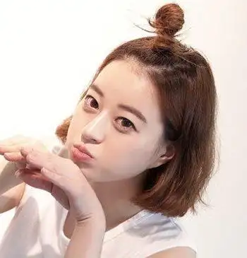 把刘海扎起来的发型 左边刘海绑发发型