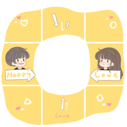 「发圈九宫格素材」之幸福