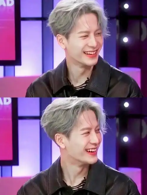 王嘉尔笑起来好好看好喜欢