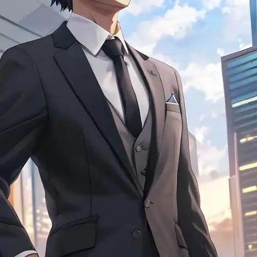 穿西装的动漫头像