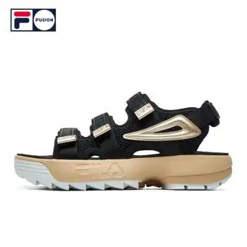 fila斐乐女鞋fusion系列官方斐乐颠覆者女运动凉鞋2021春夏新款厚底