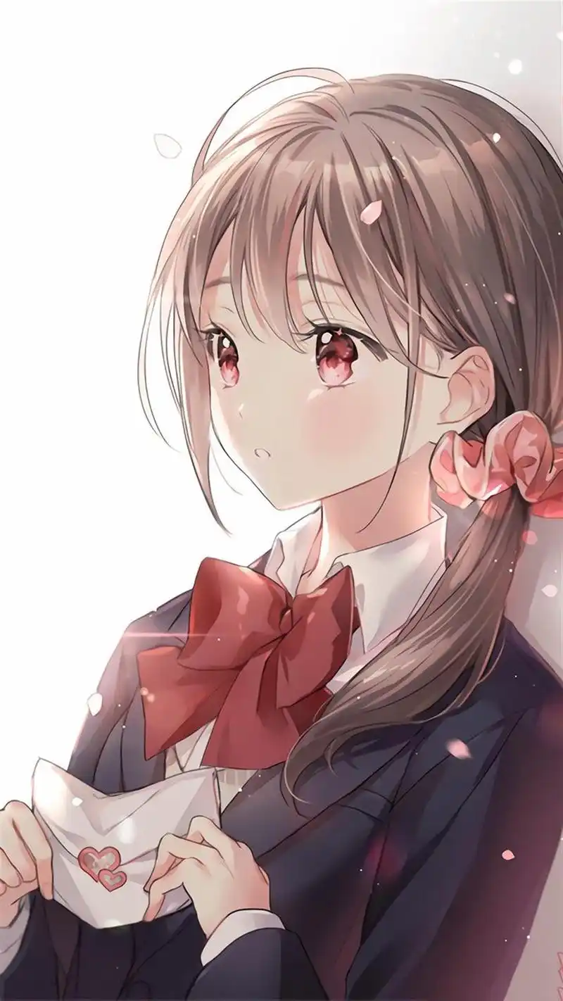 卡通少女真的是拥有着这世界上比例最好的脸蛋的物种啦~笑起来简单