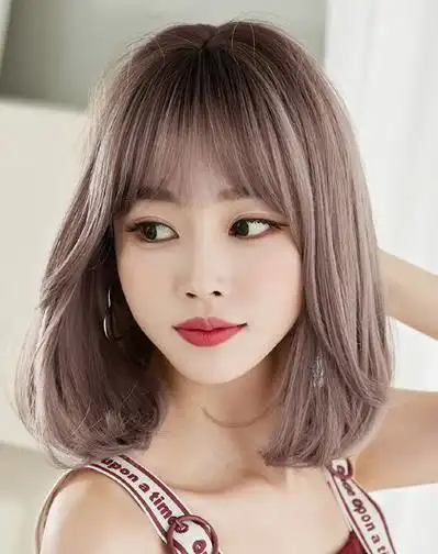 假发女短发梨花头齐肩整顶发套自然蓬松锁骨发卷发内扣