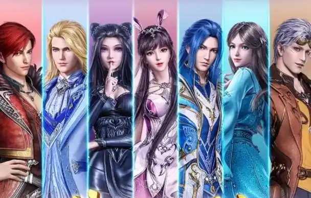 斗罗大陆七怪全新情侣照公开奥荣帅气合体小舞和唐三太有夫妻相