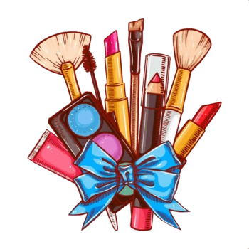 卡通手绘化妆刷