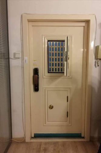 日上防盗门家用通风风门中门白色加厚甲级隔音进户门