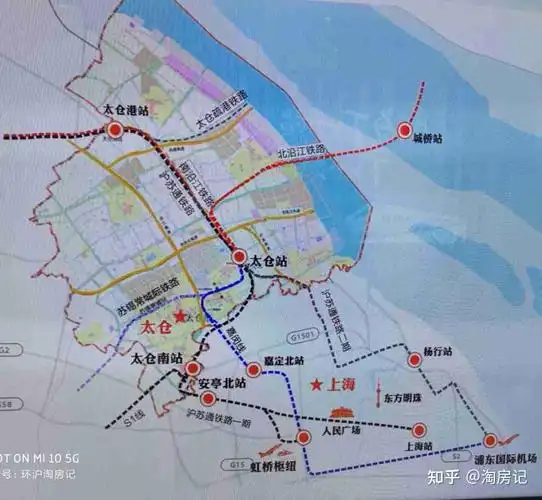 在太仓城市规划馆里,s1支线一直有显示,对接的是太仓南站.