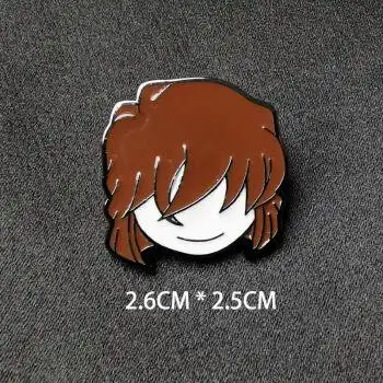 新品日系侦探柯南周边徽章怪盗基德金属胸针男女情侣礼物 灰原哀q版