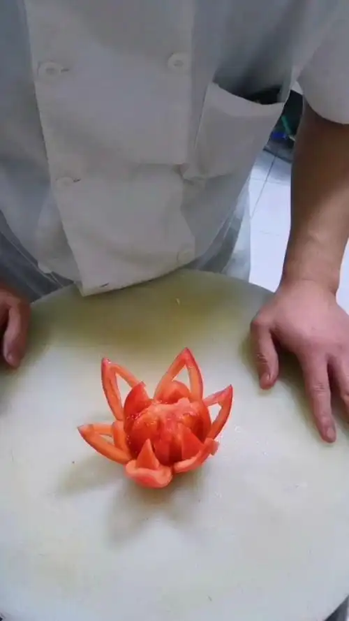 西红柿切花,漂亮吗