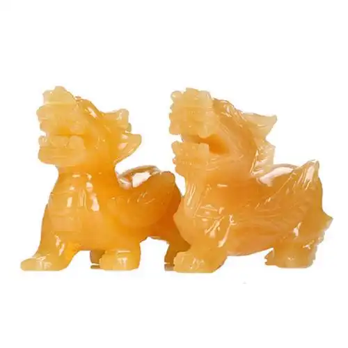 招财辟邪镇宅风水摆件 乔迁开业礼品摆件 天然米黄玉貔貅摆件优惠券