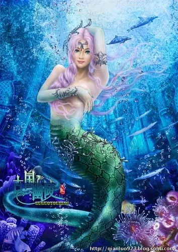 美人鱼是人类基因的产物.