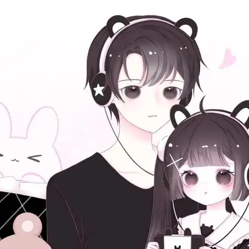 全网最"卡哇伊"情侣头像 #可爱的小朋友,我好喜欢你