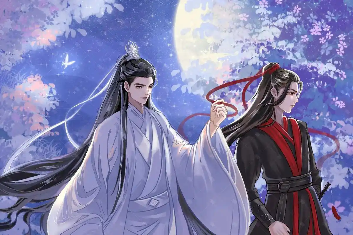 时影时羡的电脑壁纸拿走不谢#原创 #我画的就是肖战 0808 - 抖音