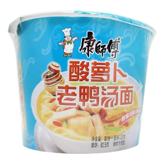 康师傅 酸萝卜老鸭汤面 120g 12桶