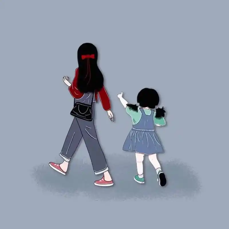 亲子头像 #一家四口头像 #全家福卡通头像 #可爱卡通头像 - 抖