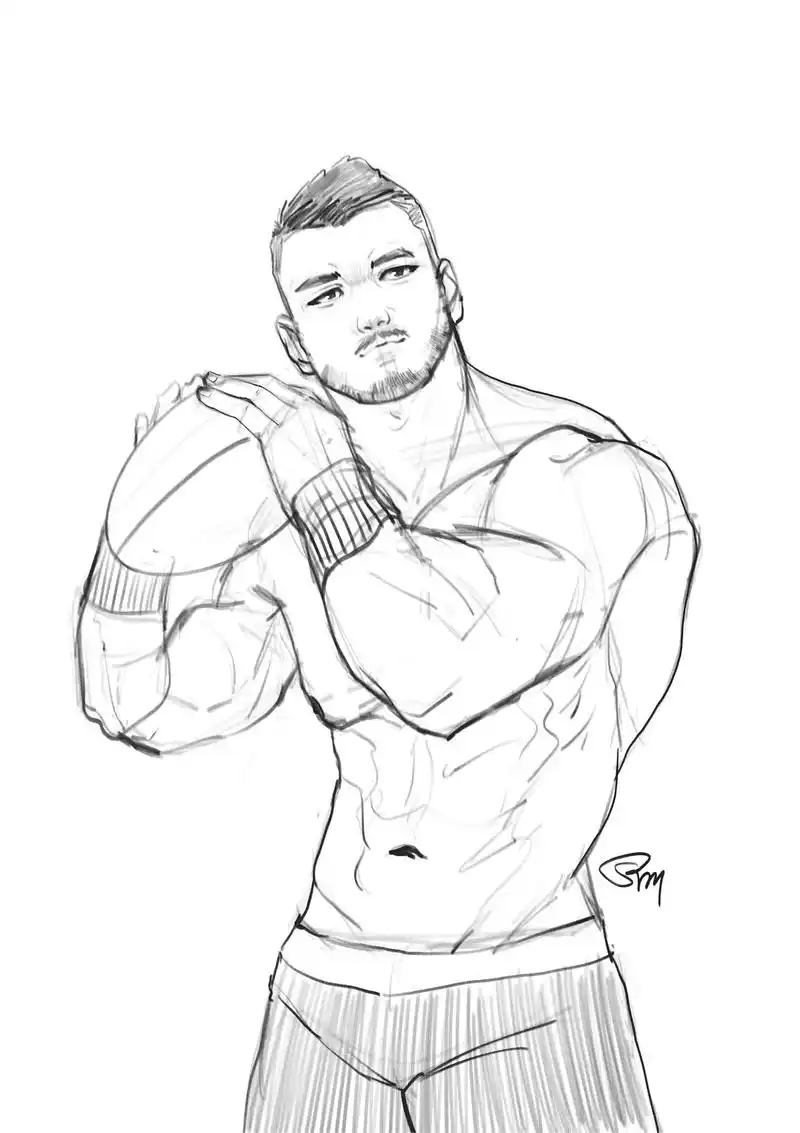 人体肌肉速写练习.人体肌肉速写练习#速写 #画画 #人体结构 - 抖音