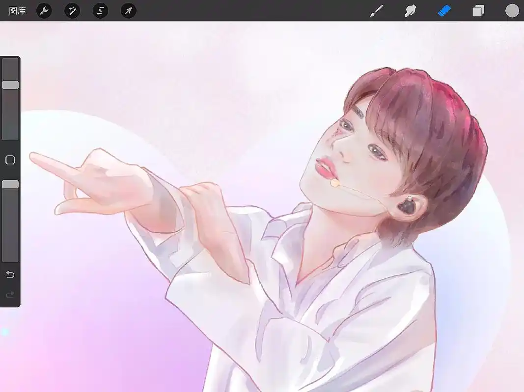 水彩风#绘画 #procreate绘画  #宋亚轩 #时代少 - 抖音