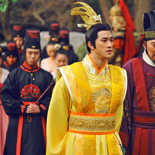 影视古装武则天李治同款男古装唐朝皇帝服龙袍男士太子服大臣服装