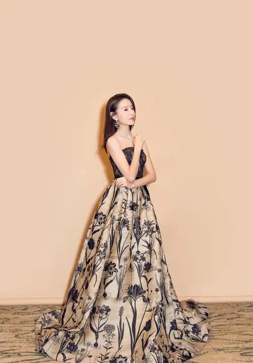 礼服又来了,别嫌不实用,咱就看看董洁养眼不