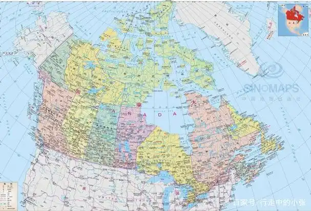 加拿大地图