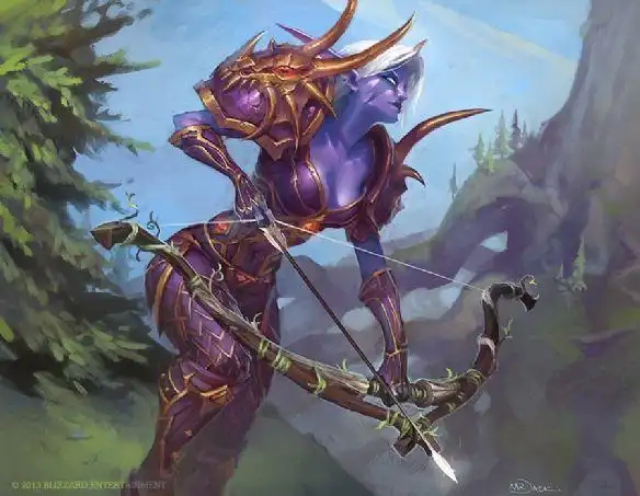 资深wow玩家必备收藏 26张绝美血精灵同人原画